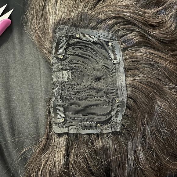 Kendra - Detachable Side Piece Raw Indonesian Clip On Unit - Picture 5 of 5